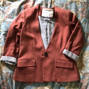 Anthropologie Cartonnier Knit Blazer